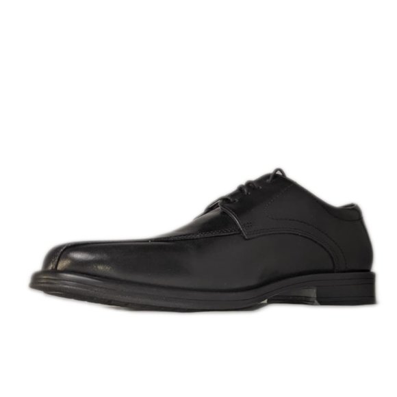 Spark Royal laces Black Leather Man Dress Shoes. - Picture 4 of 11